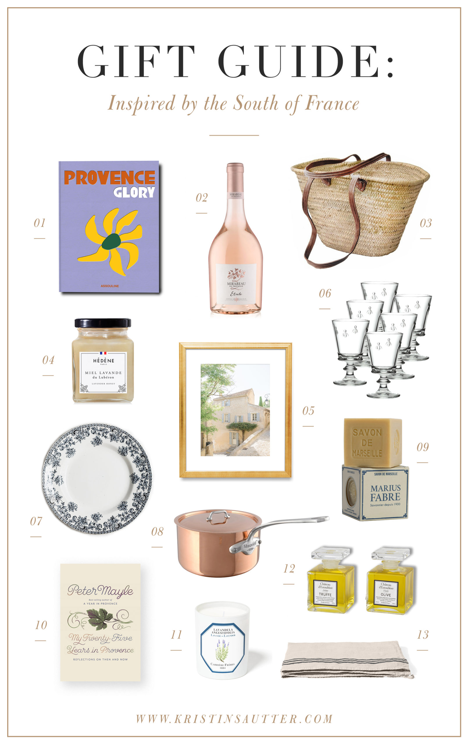 South of France Inspired Gift Guide Kristin Sautter