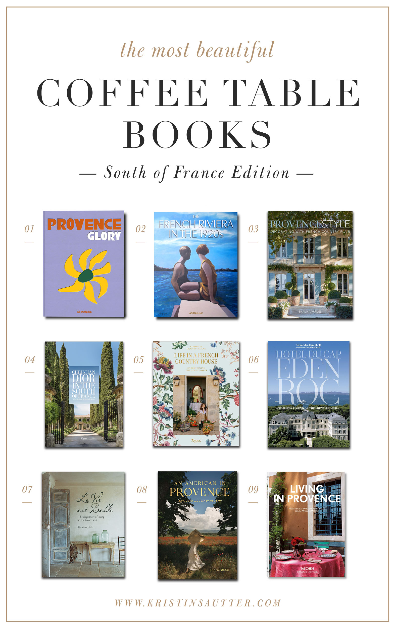 Provence Coffee Table Books Kristin Sautter